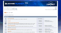 Desktop Screenshot of forums.blockaderunnergame.com