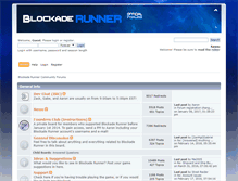 Tablet Screenshot of forums.blockaderunnergame.com
